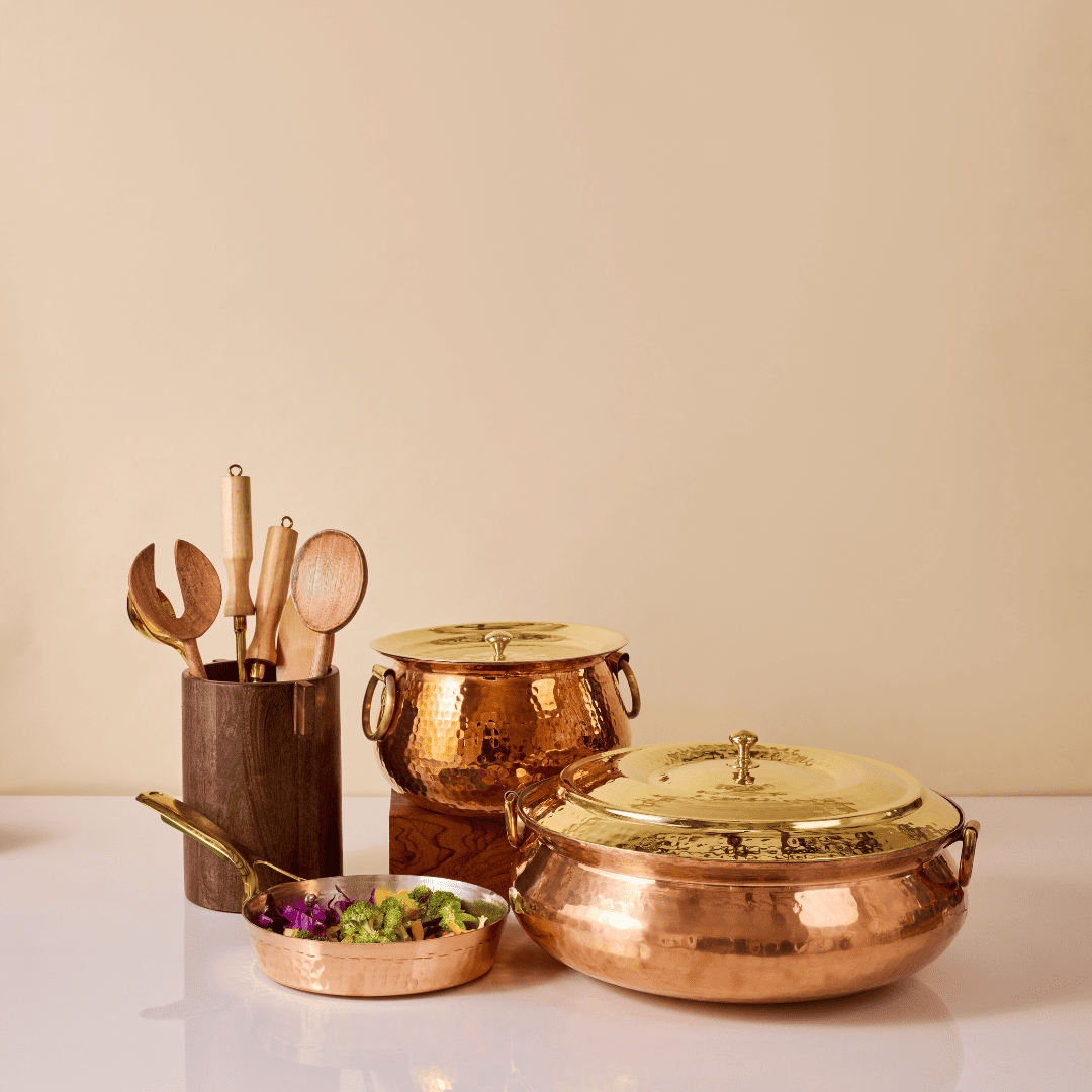 Copper Cookware Combo Set P-TAL
