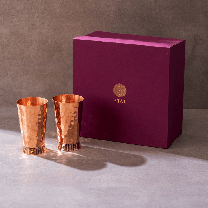 Copper Glass Set