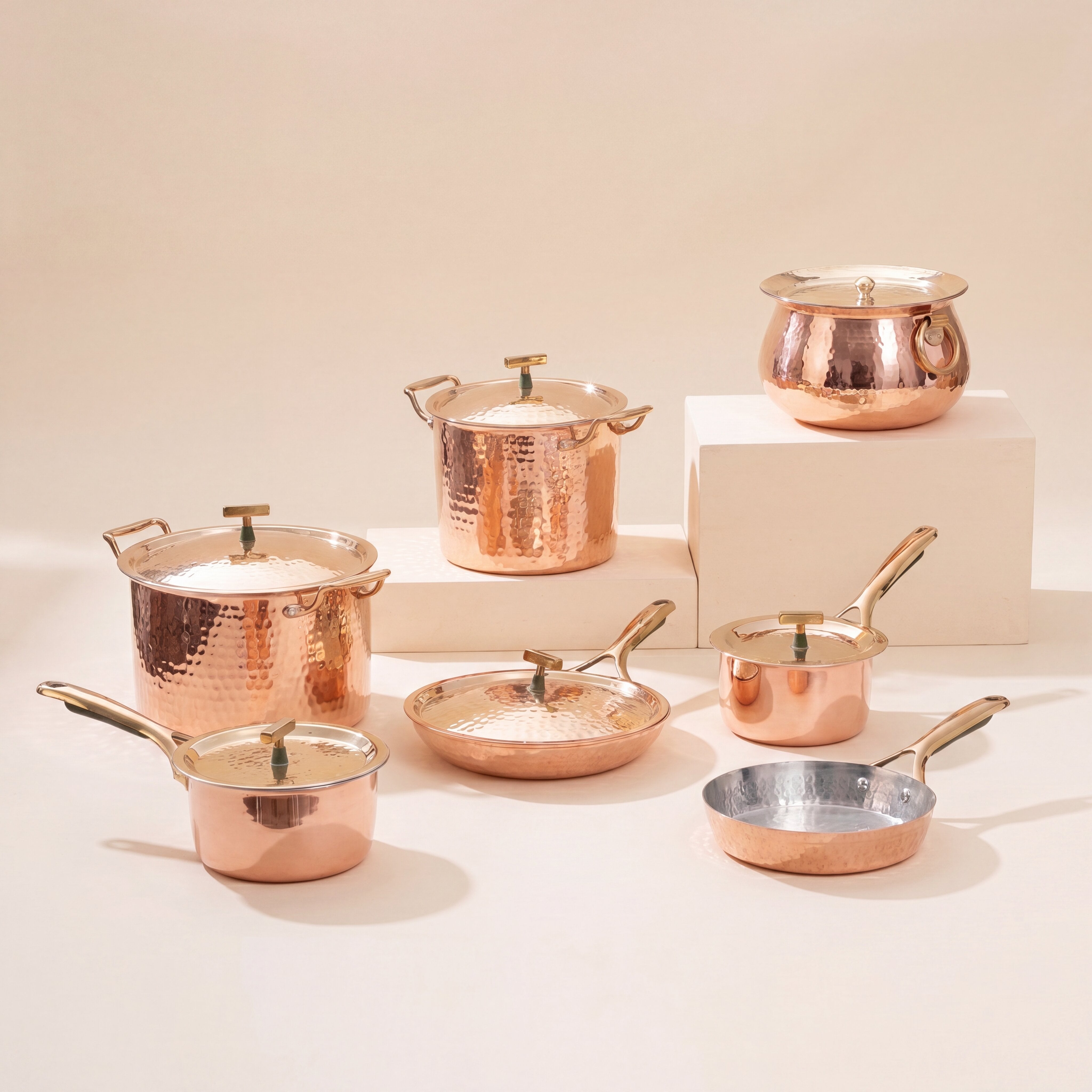 COPPER 100  WARE ３点セット Handcrafted Copper Essentials Set | ISO certified – P•TAL