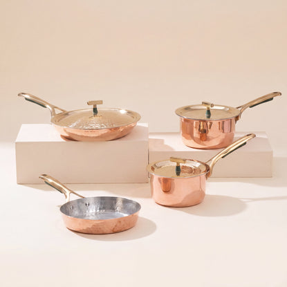 Copper Pots & Pans Set (7 Piece Set)