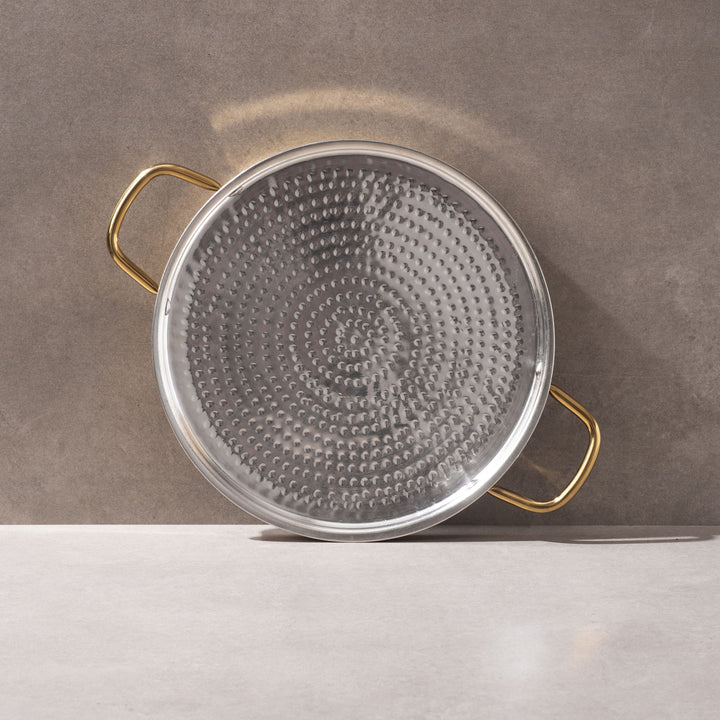 Brass Dosa Tawa with Insulated handles- All Purpose Pan P-TAL