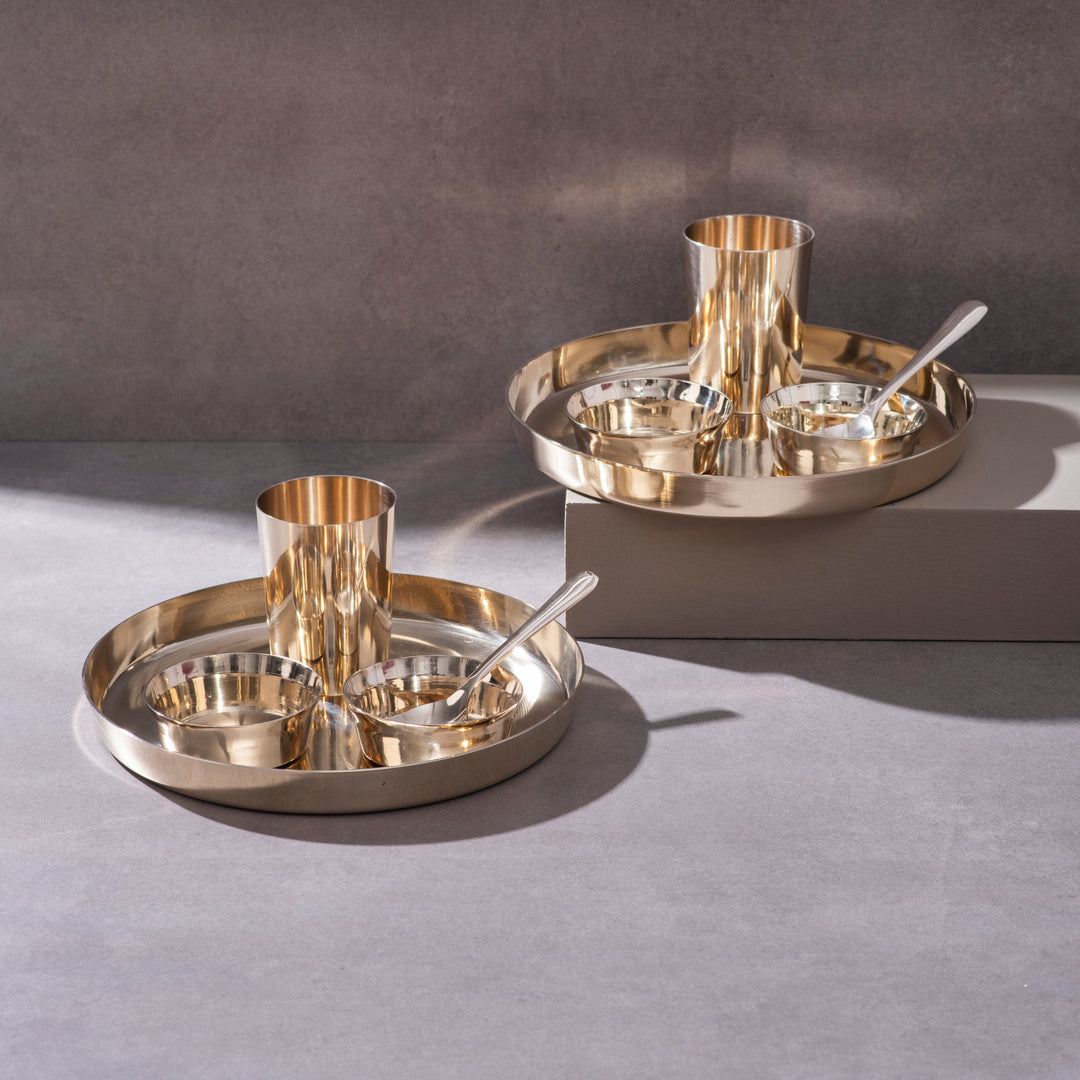 Bronze high hipped plate set