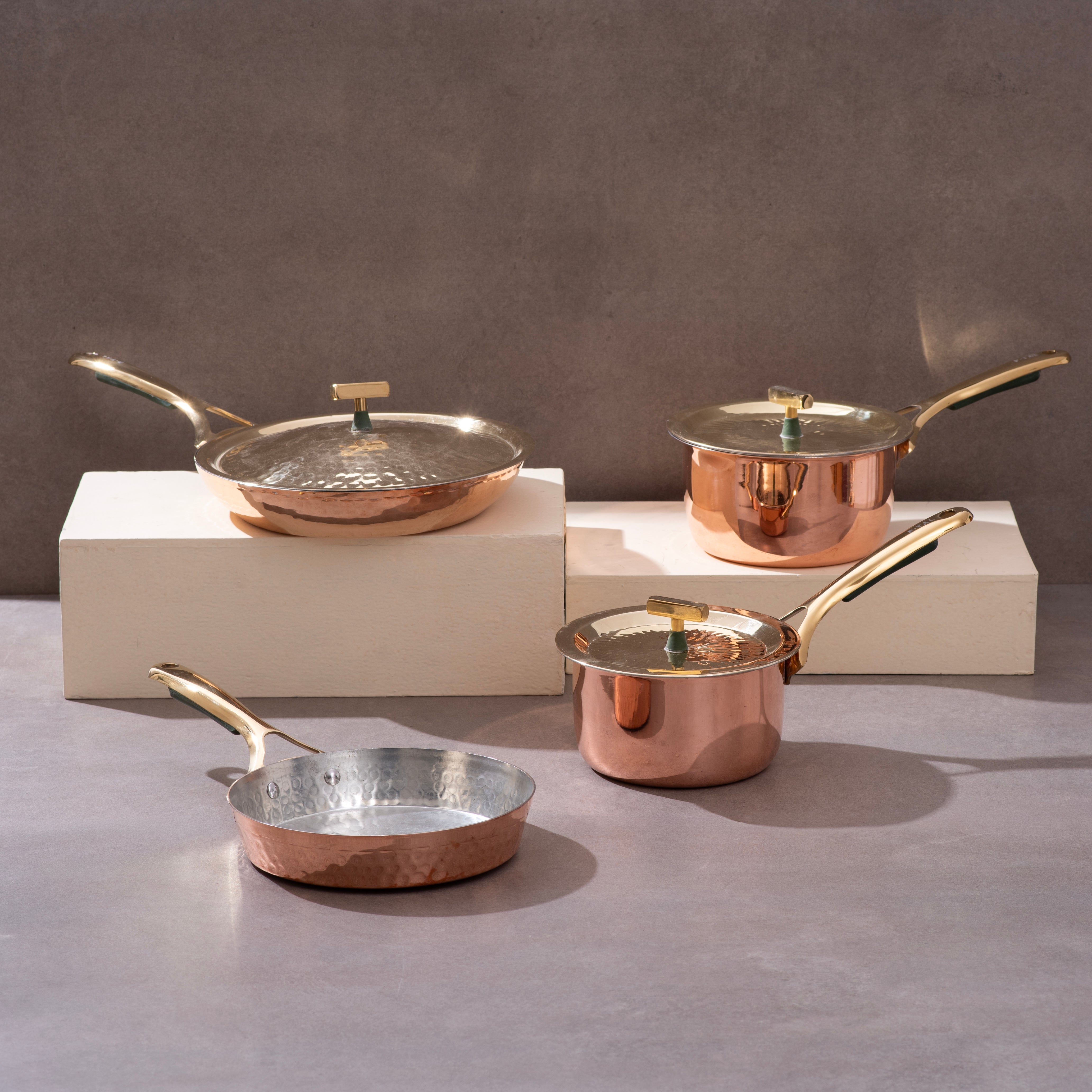 Copper Pots & Pans Set (7 Piece Set) P•TAL