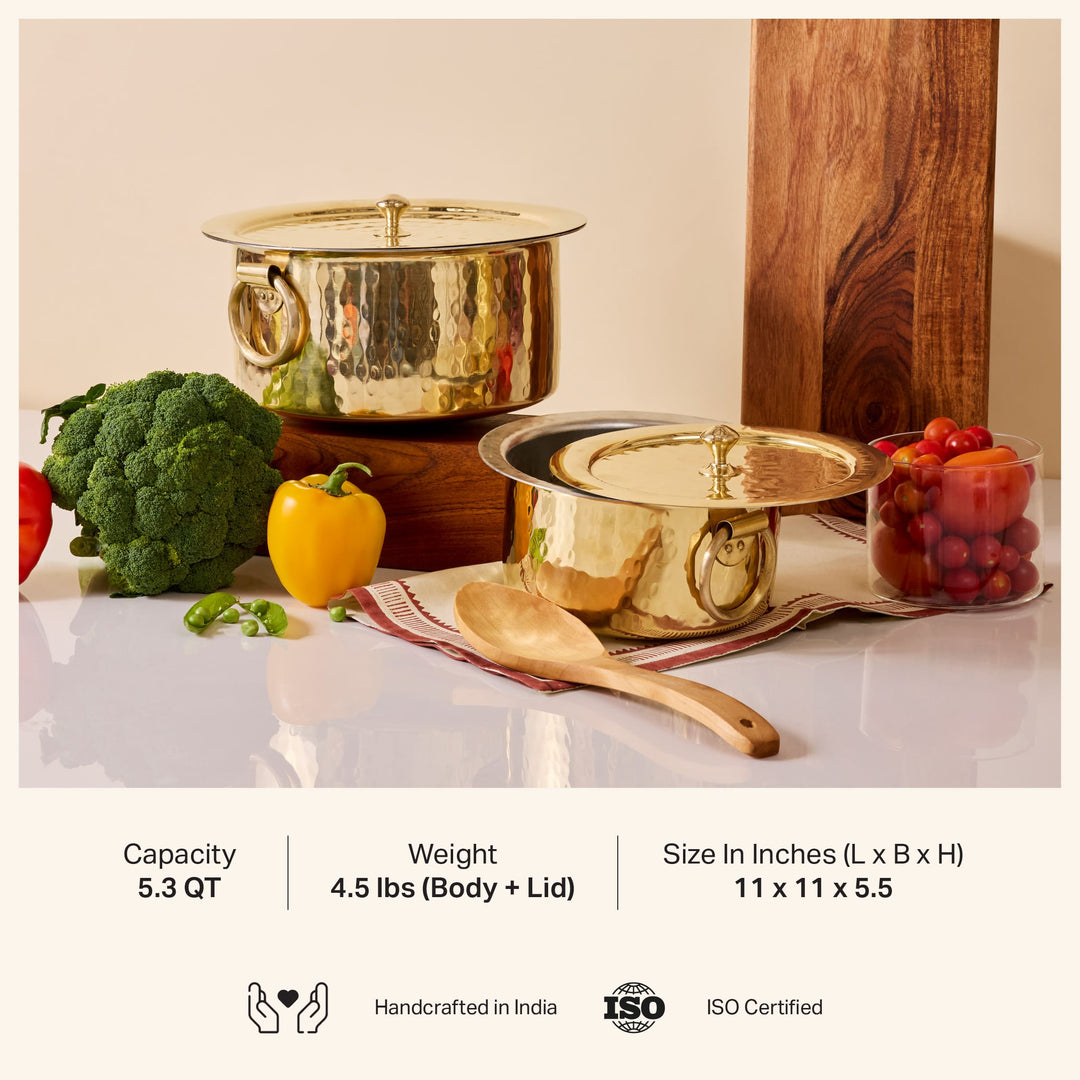 Brass Pot (Patila/ Topia) - Stock Pot P-TAL