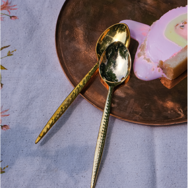 Brass Desert Spoon