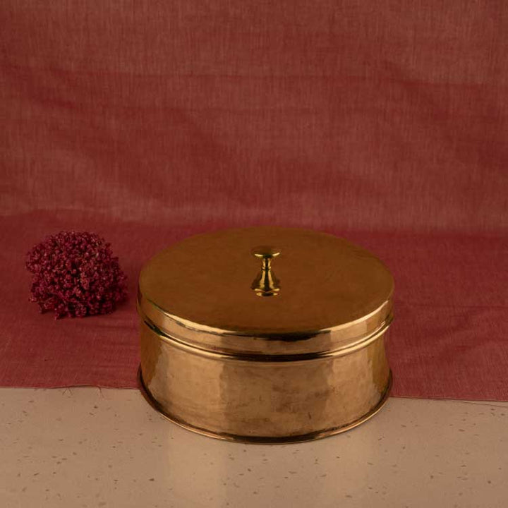 Brass Chapati Box P-TAL