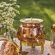 Copper water dispenser set