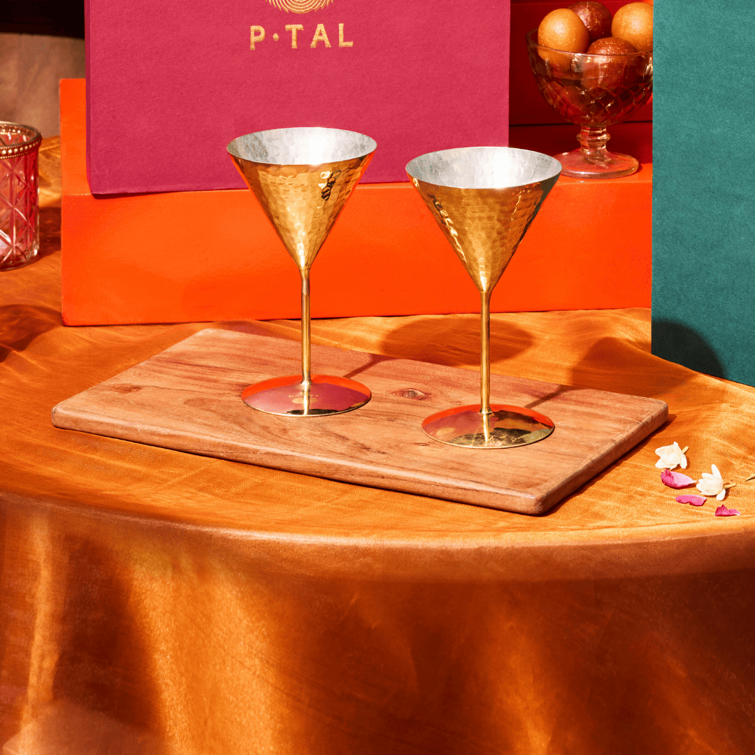 Cocktail Glass set of 2 in Gift box P-TAL