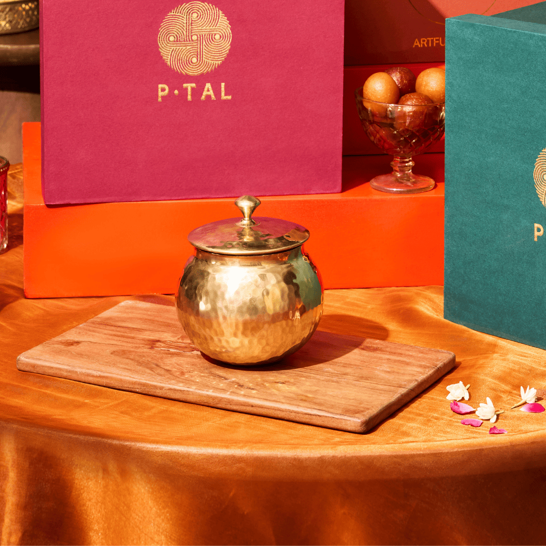 Brass Round Canister P-TAL