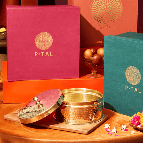 Brass Chapati Box P-TAL