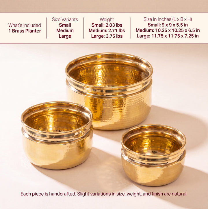 Brass Planters