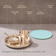 SURU Kids Dinner Set Handcrafted In Pure Kansa (Bronze)