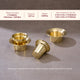 Brass Davara Coffee Serving set in Gift Box (Set of 2)