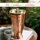 Copper water dispenser set