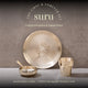 SURU Kids Dinner Set Handcrafted In Pure Kansa (Bronze)