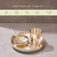 SURU Kids Dinner Set Handcrafted In Pure Kansa (Bronze)
