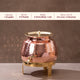 Copper water dispenser set