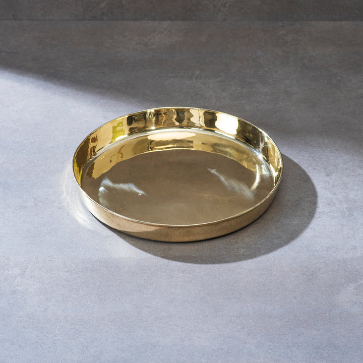 Brass Thaali - 12 inch Thali/Plate for Dining P-TAL