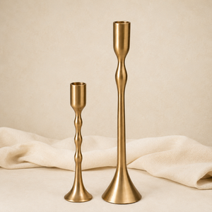 Brass Candle Holder (Set of 2)