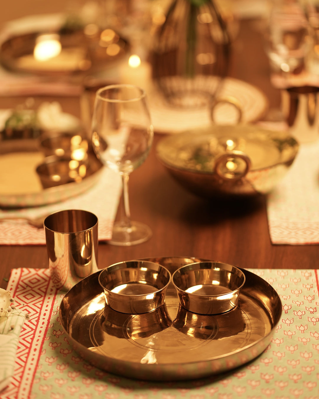 Set of Kansa thali 