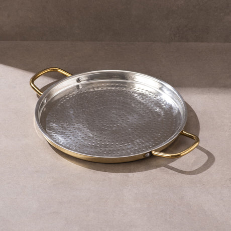 Brass Dosa Tawa with Insulated handle: Naturally Non-Stick Tava & Uses Less Oil P-TAL