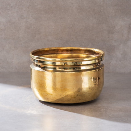brass pots for plants india Handcrafted Brass Planters & Flower Pots – P•TAL