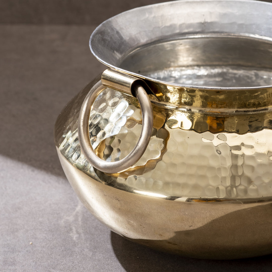 Pure Brass Soup Pot With Handle