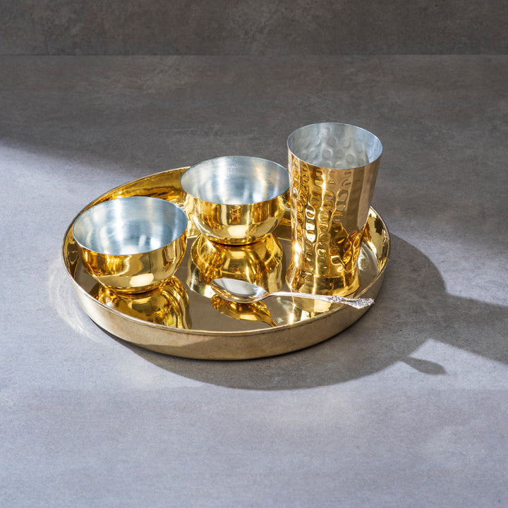 Brass Dinner set (High hipped plate)