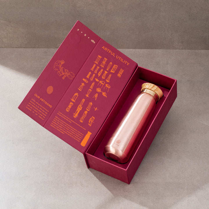 100% LEAKPROOF COPPER WATER BOTTLE P-TAL