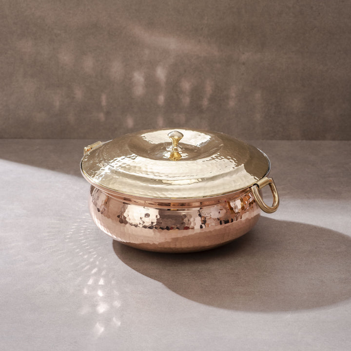 Copper Hammered Braiser - Copper Chafing Dish