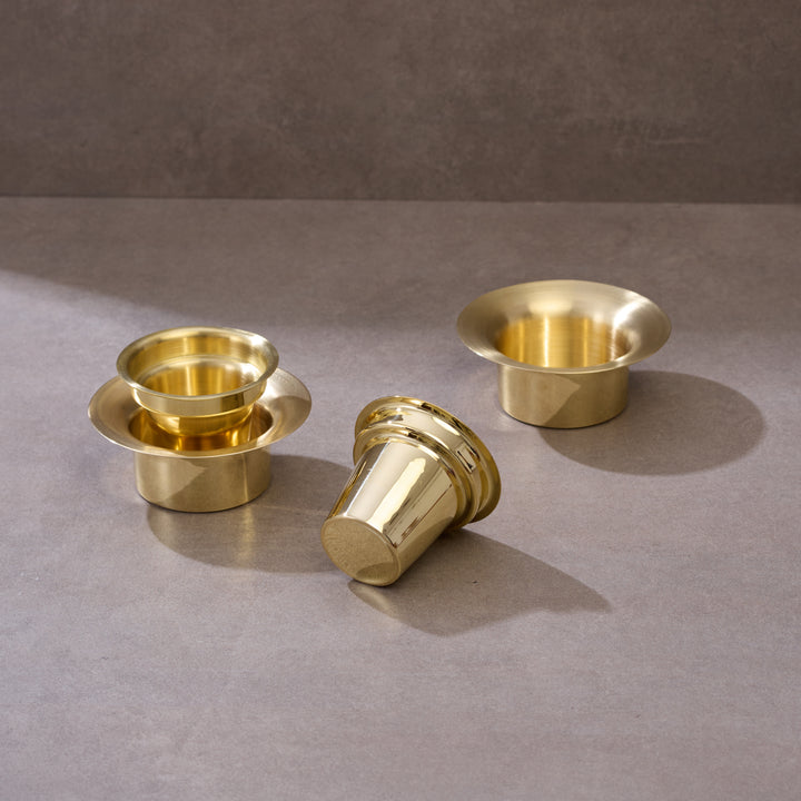 Brass Davara Coffee Serving set in Gift Box (Set of 2)