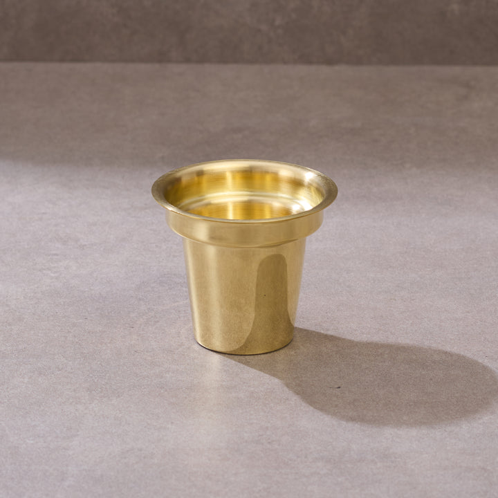 Brass Davara Coffee Serving set in Gift Box (Set of 2)