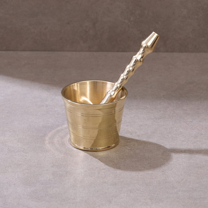Brass Mortar and Pestle P-TAL