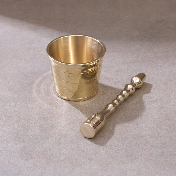 Brass Mortar and Pestle P-TAL