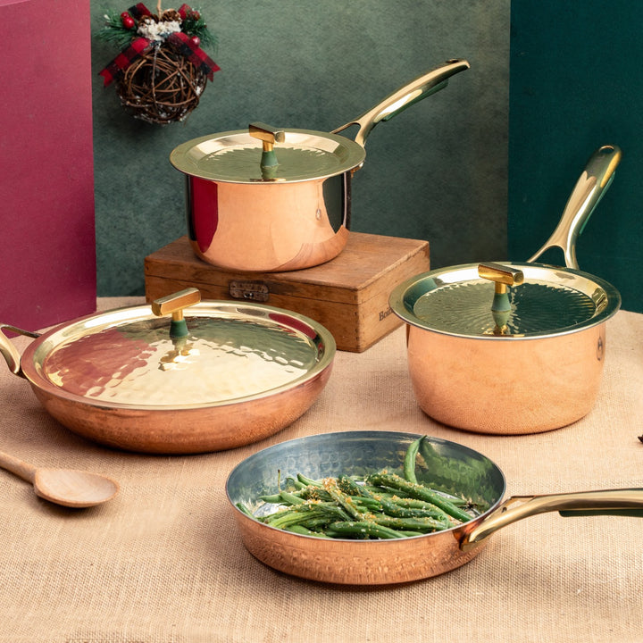 Copper Pots & Pans Set P-TAL