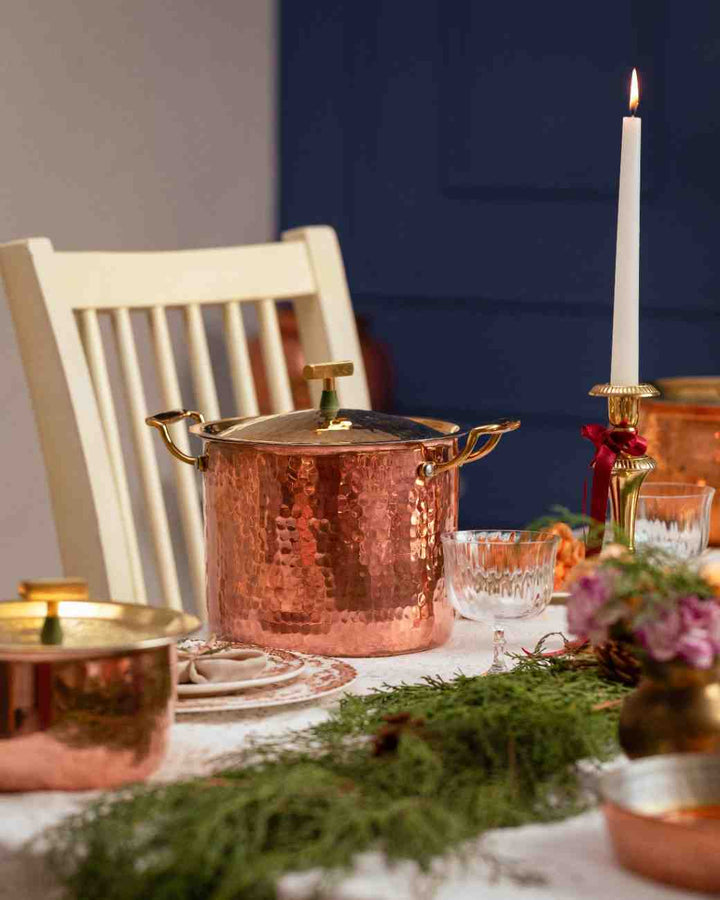 Set Of Copper Stockpot P-TAL
