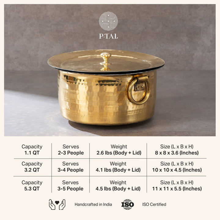 Brass Patila/  Milk Topia