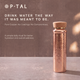 100% Pure Copper Water Bottle