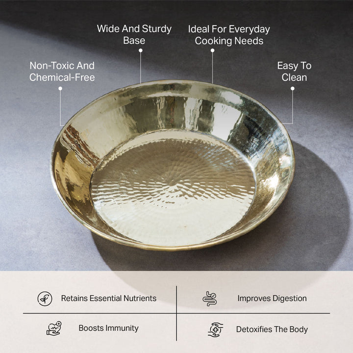 Brass Paraat (High Hipped Platter) P-TAL