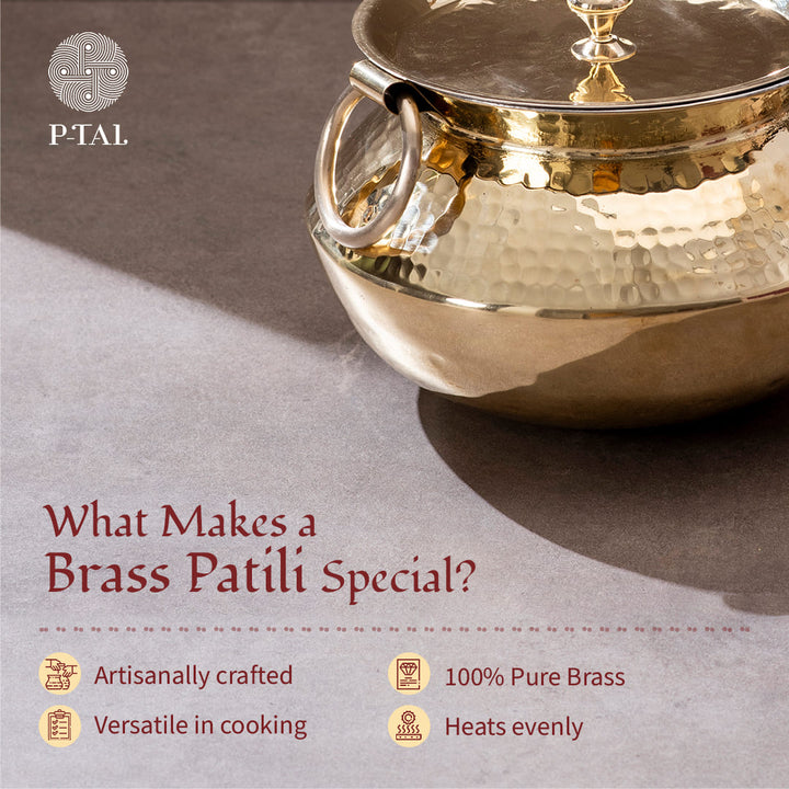 Specialties of Brass Soup Pot With Handle