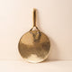 Brass Roti Tawa with Insulated steel base with golden PVD coating handle. Tawa/Griddle Pan