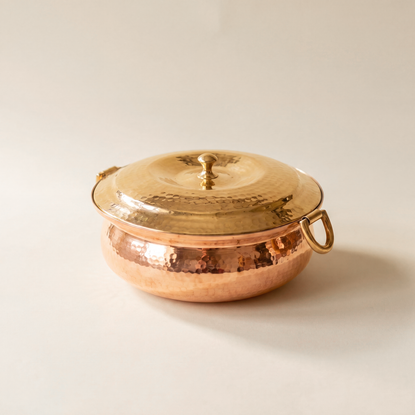 Copper Hammered Braiser - Copper Chafing Dish