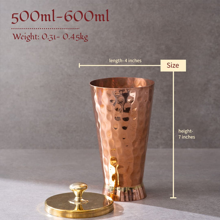 Weight of Copper Tumbler