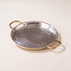 Brass Dosa Tawa with Insulated steel base with golden PVD coating handles- All Purpose Pan