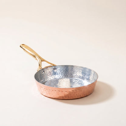 Copper Frypan (Frying Pan) with Insulated Handle - Saute Pan