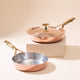 Copper Fry Pan Set (3 Piece Set)