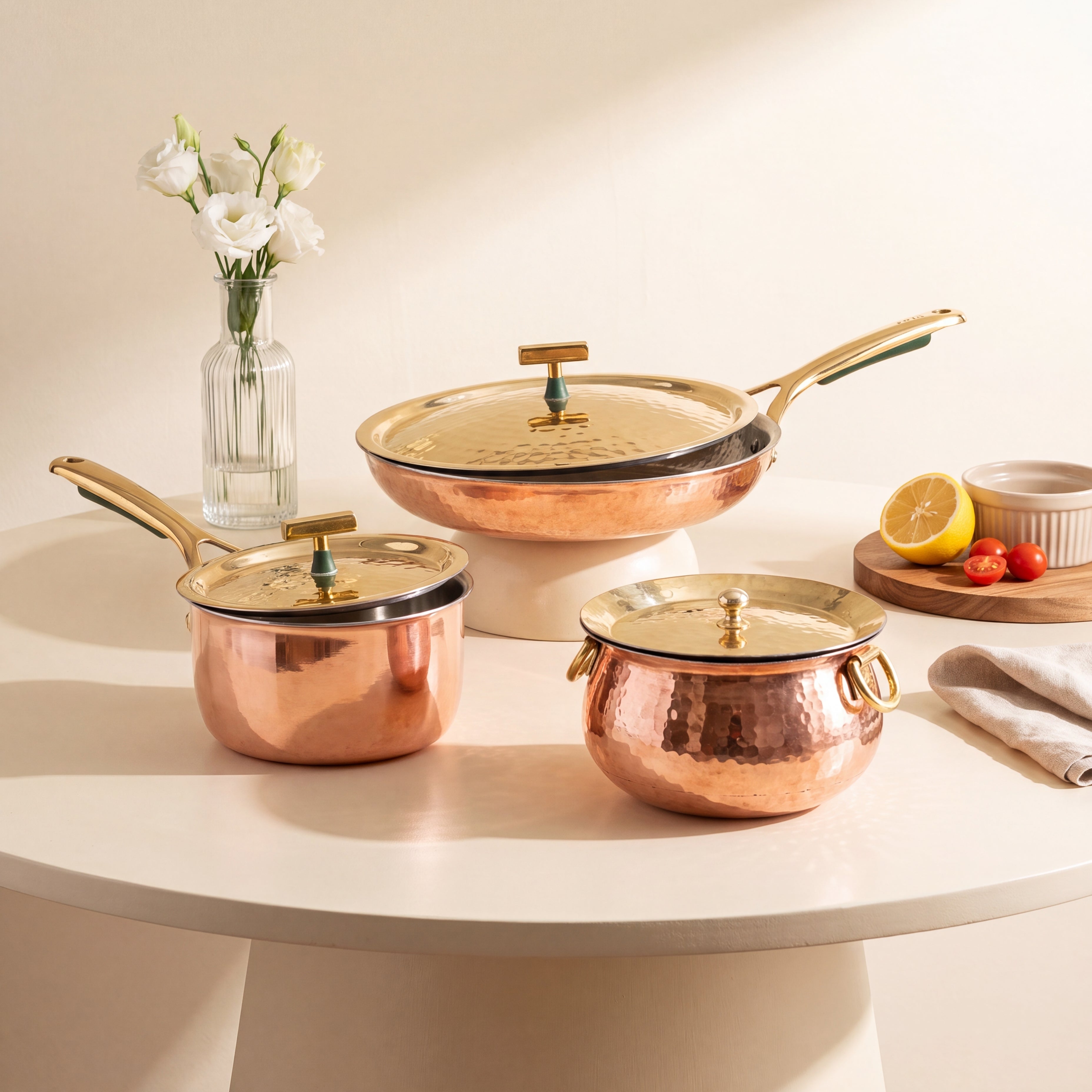 Handcrafted Copper Essentials Set | ISO certified – P•TAL