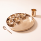 Bronze (Kansa) high hiped plate (Thaali) Set (13.5")