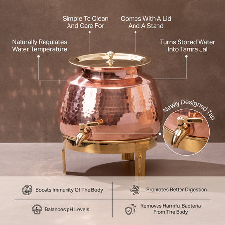 Copper Water Dispenser- Leakproof Tap P-TAL