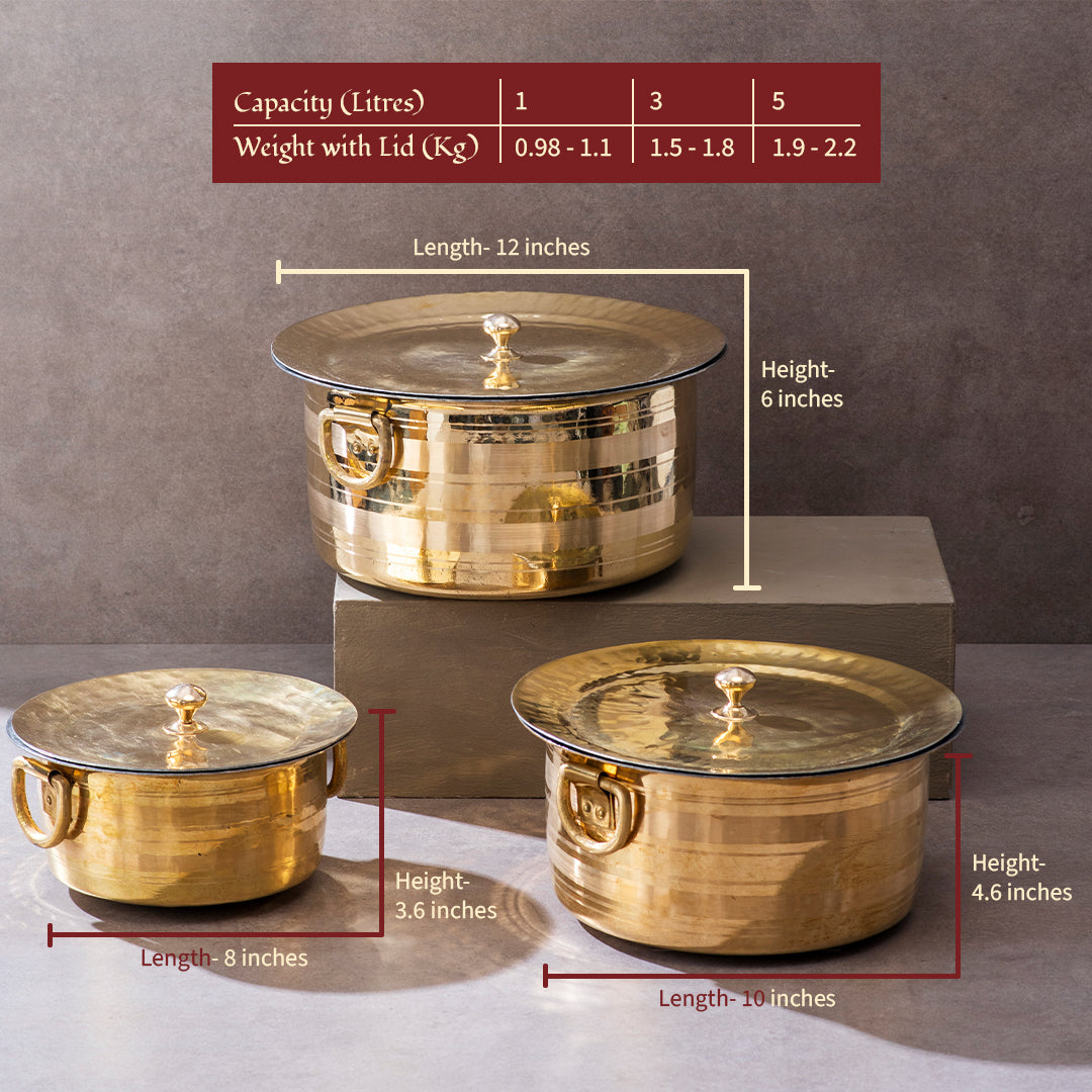 Brass Pot (Patila/ Topia) - Stock Pot